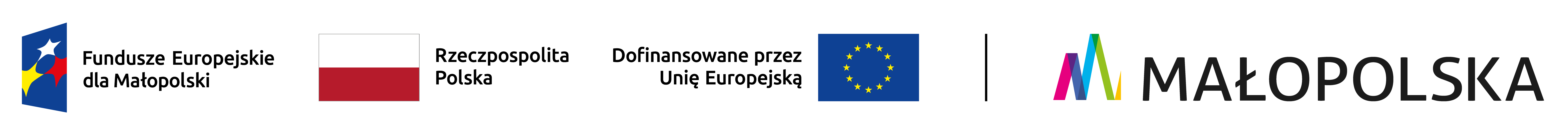 Logotyp programu Fundusze Europejskie dla Małopolski 2021 -2027.