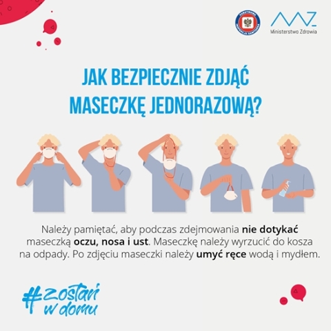 Zdejmowanie maseczki 1