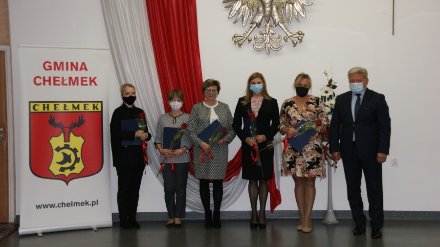 Wyróżnieni nauczyciele.