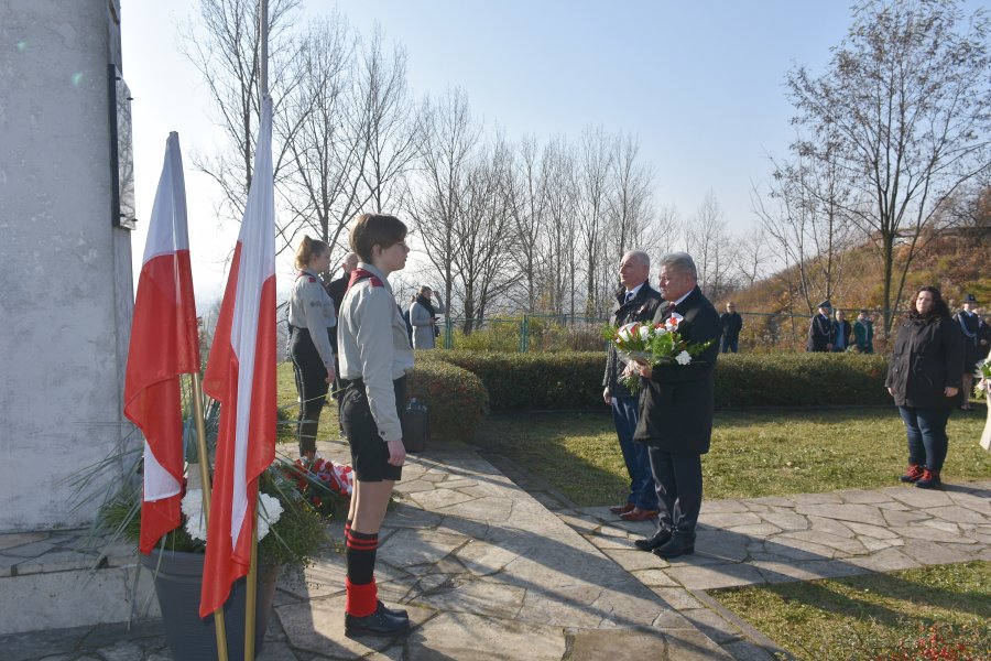 Obchody 103. rocznicy odzyskania niepodległości przez Polskę w gminie Chełmek.