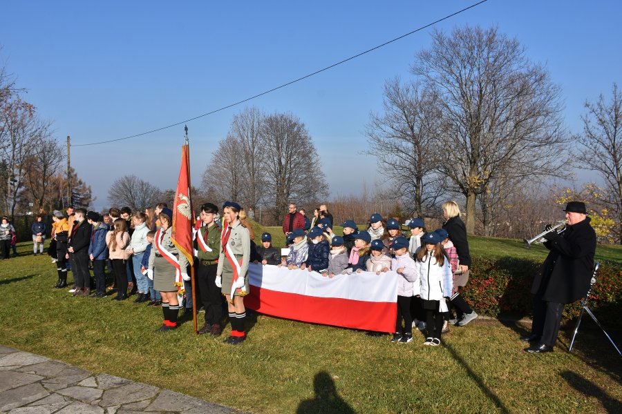 Obchody 103. rocznicy odzyskania niepodległości przez Polskę w gminie Chełmek.