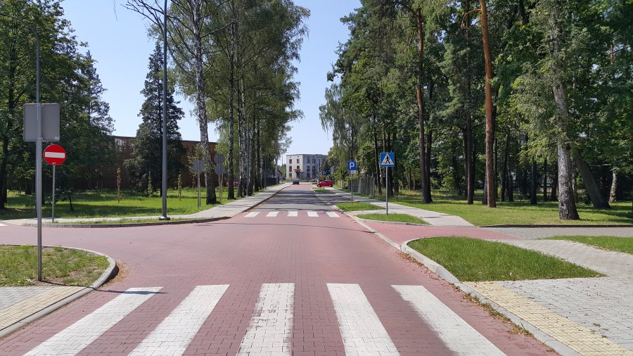 Ul. Brzozowa w Chełmku.
