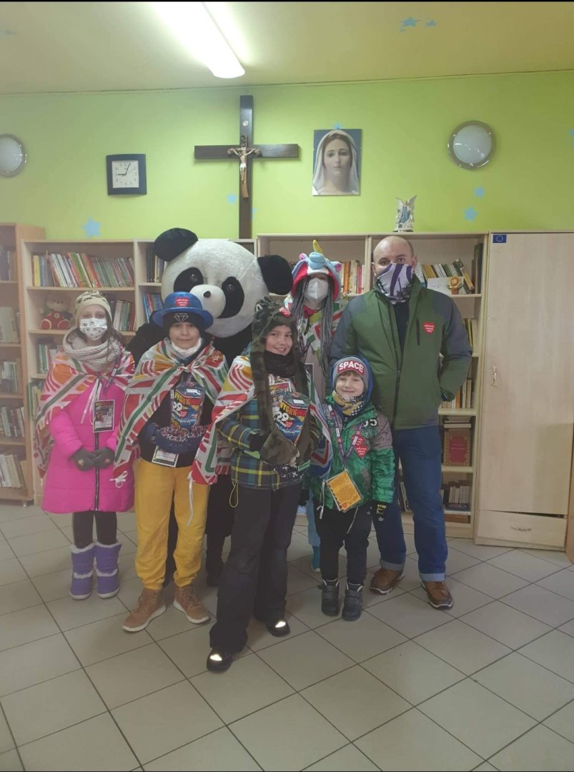Wolontariusze 29. Finału Wielkiej Orkiestry Świątecznej Pomocy w Chełmku.