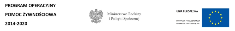 Logotyp Programu Operacyjnego Pomoc Żywnościowa 2014-2020.