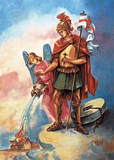 Obraz przedstawiający Świętego Floriana.