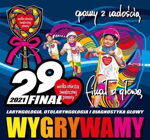 Baner 29. Finału Wielkiej Orkiestry Świątecznej Pomocy