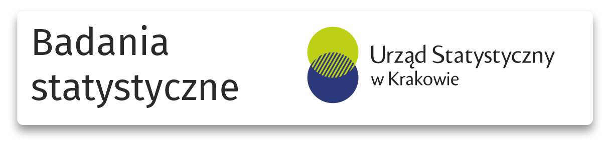 Logo Urzędu Statystycznego w Krakowie.
