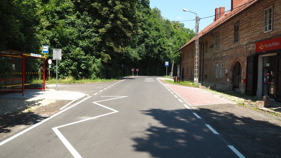 Przebudowana ul. Nadwiślańska w Bobrku.