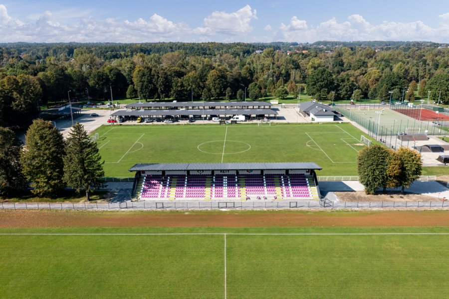 Kompleks sportowy przy ul. Sobieskiego w Kętach.