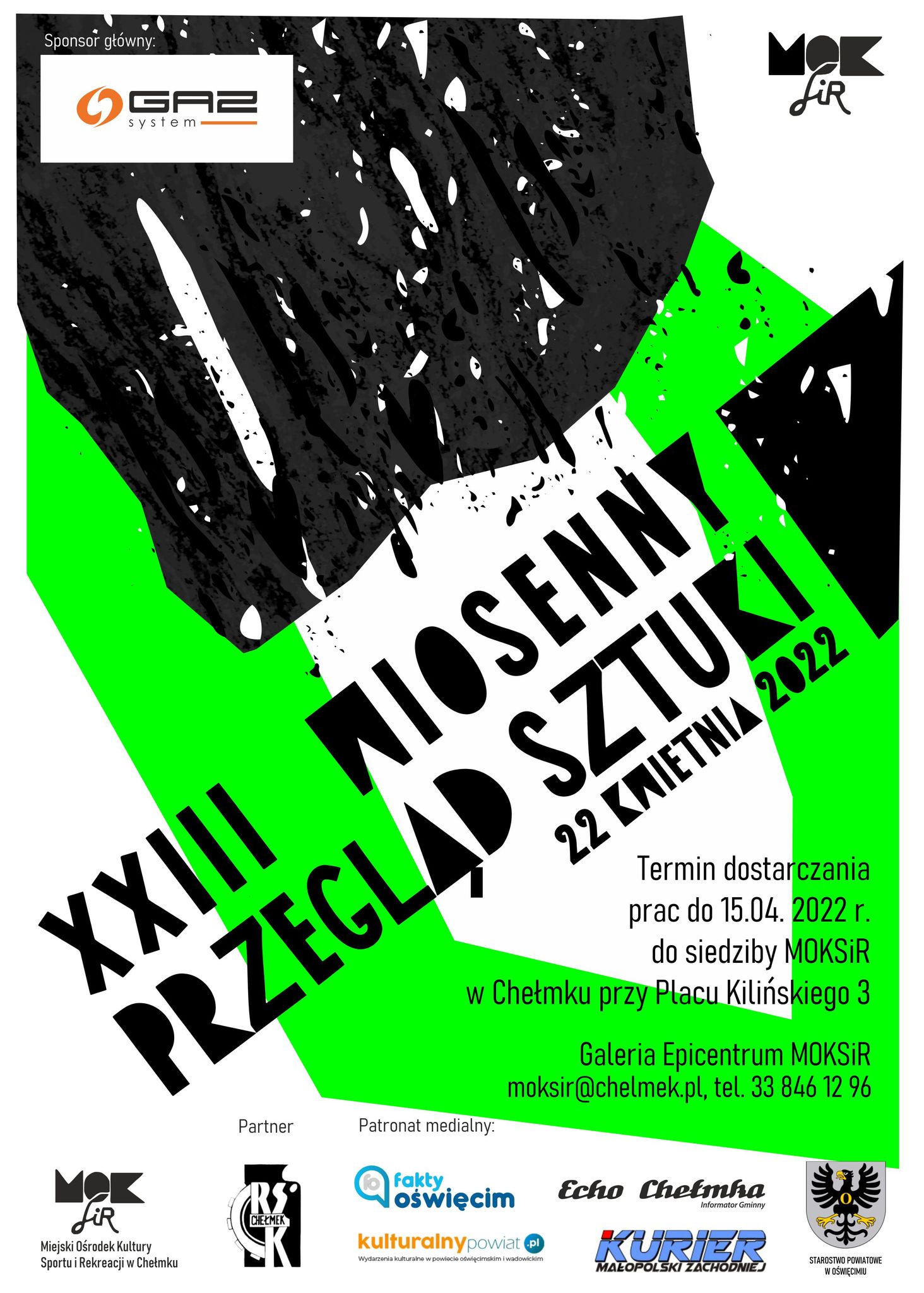 Plakat XXIII Wiosennego Przeglądu Sztuki