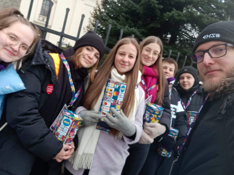 Zdjęcie z przebiegu 31. Finału Wielkiej Orkiestry Świątecznej Pomocy w Chełmku.