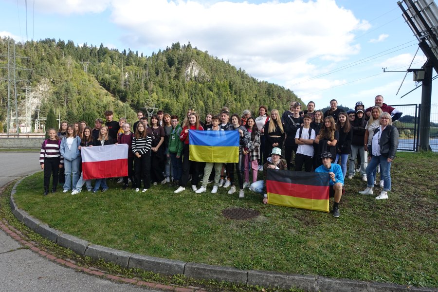 Uczestnicy projektu w Niedzicy.