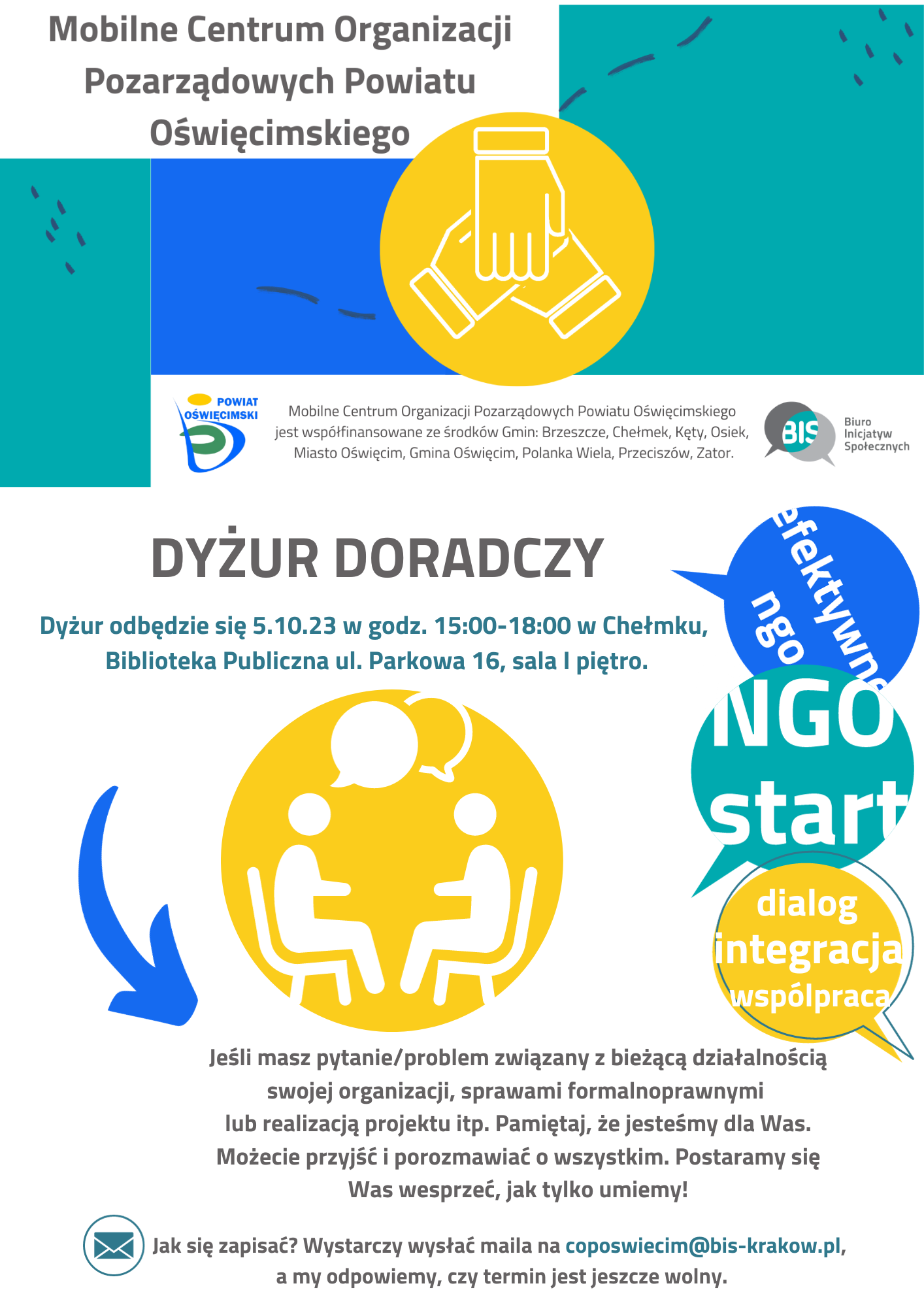 Plakat dyzur chełmek