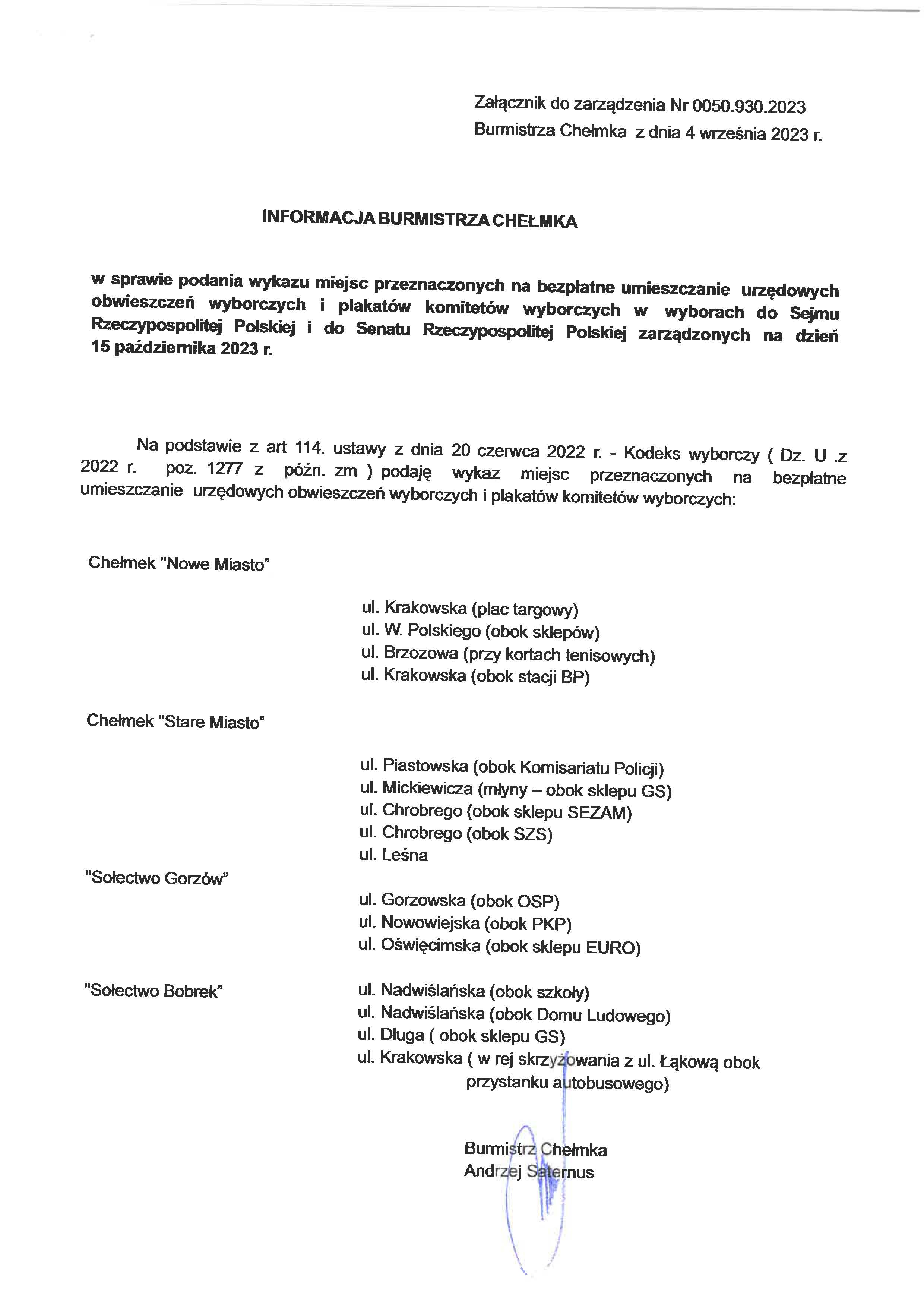 Zarządzenie Tablice Strona 2