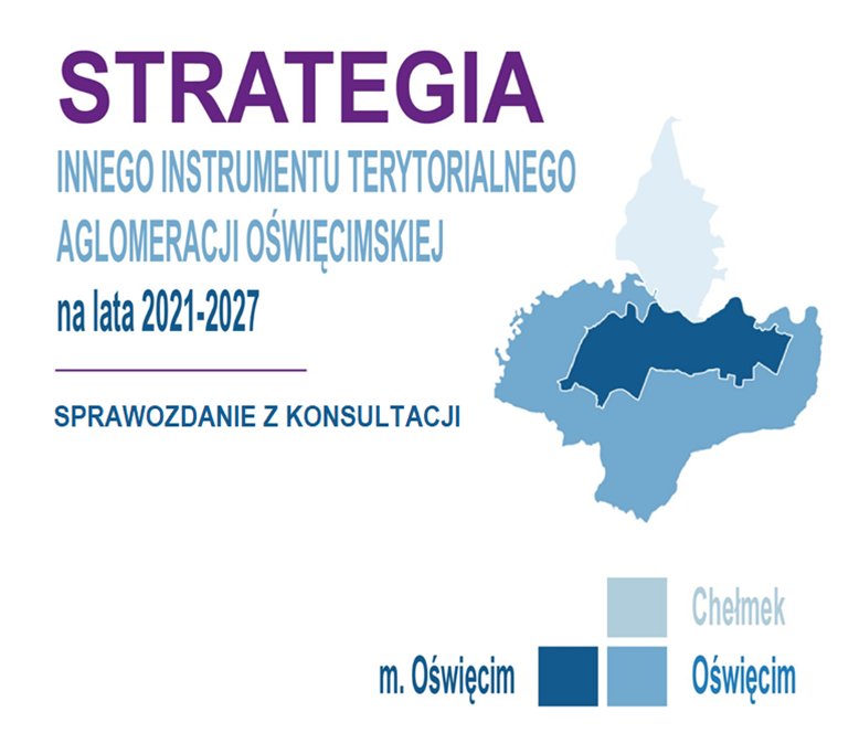 Logotyp Strategii IIT Aglomeracji Oświęcimskiej na lata 2021-2027.