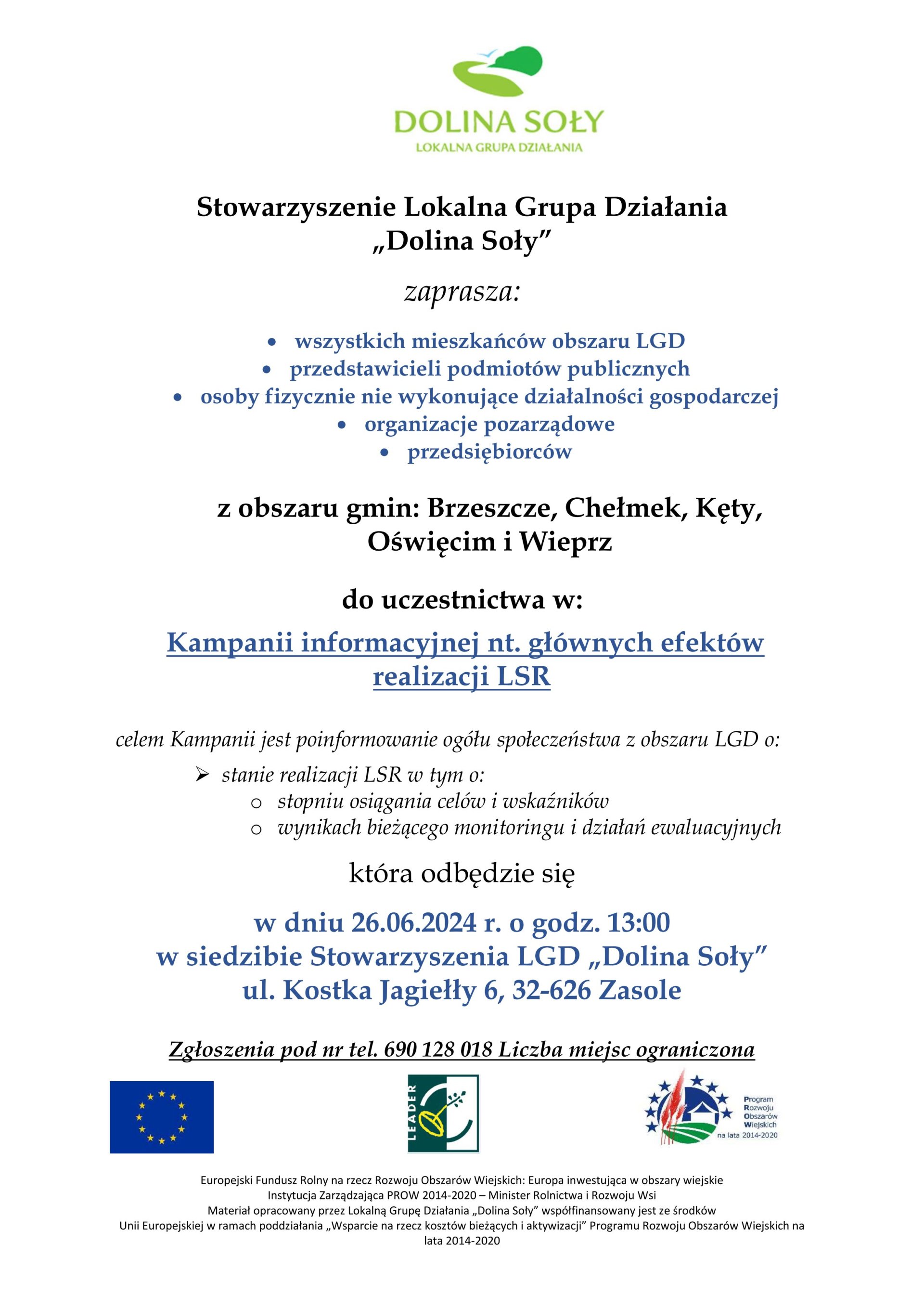 kampania informacyjna 26.06.2024 ogłoszenie