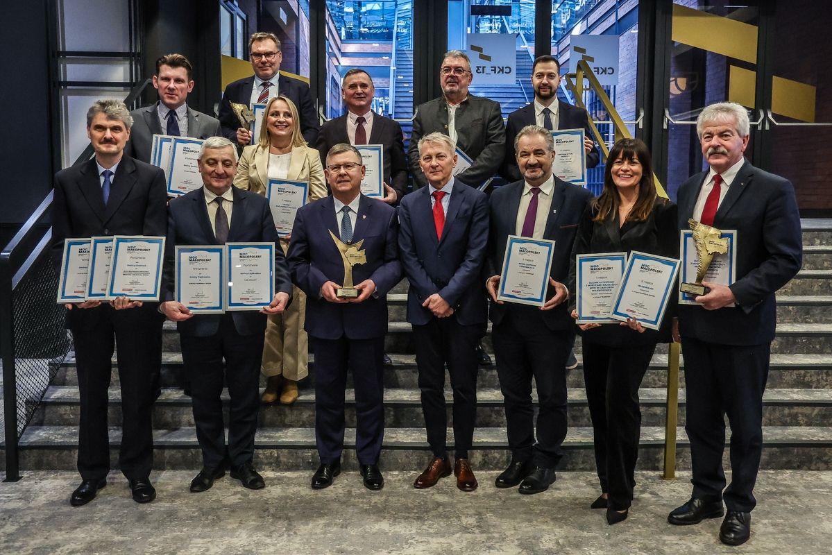 Uroczysta gala rozdania nagród w konkursie „Moc Małopolski. Najlepsze Inwestycje Samorządowe 2018-2023”.