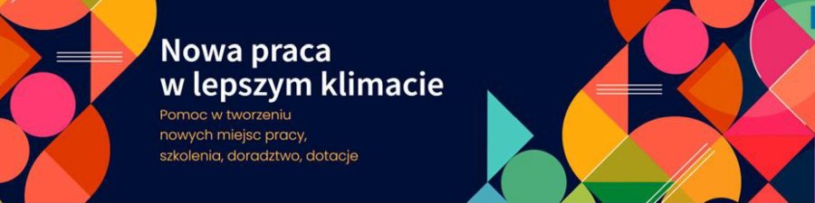 Logotyp projektu "Nowa praca w lepszym klimacie Strefa efektywnej transformacji".
