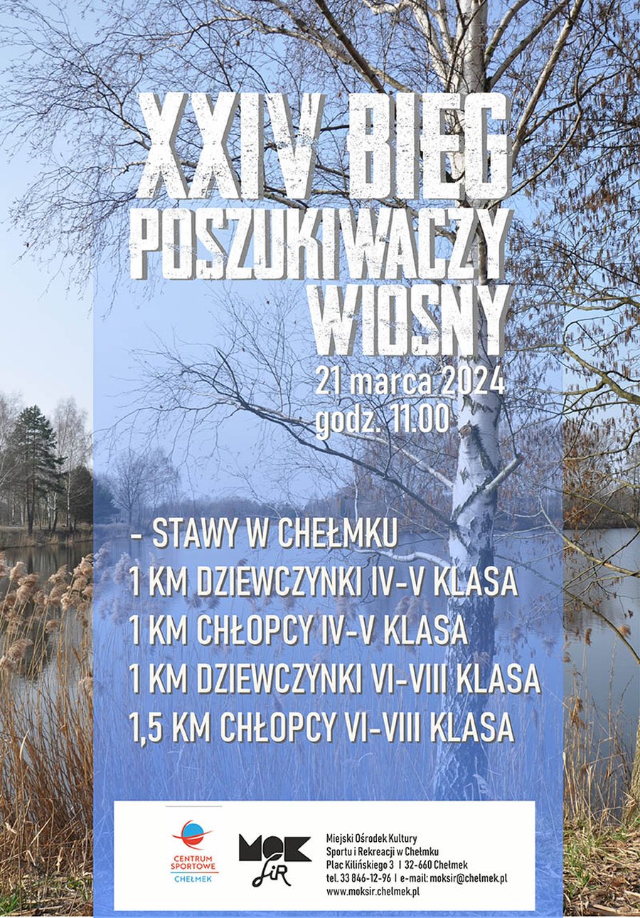 bieg plakat