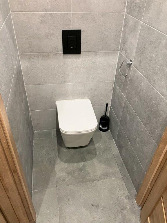 Wyremontowane pomieszczenie sanitarne w remizie OSP Gorzów.