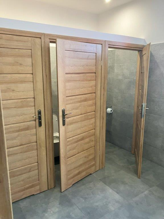 Wyremontowane pomieszczenie sanitarne w remizie OSP Gorzów.