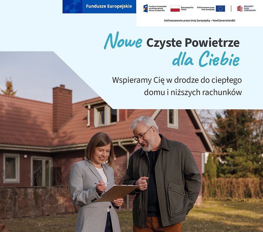 Nagłówek nowego programu Czyste Powietrze.