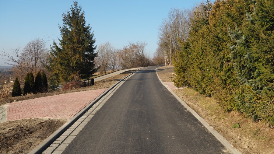 Wyremontowana ul. Na Skałce w Chełmku.
