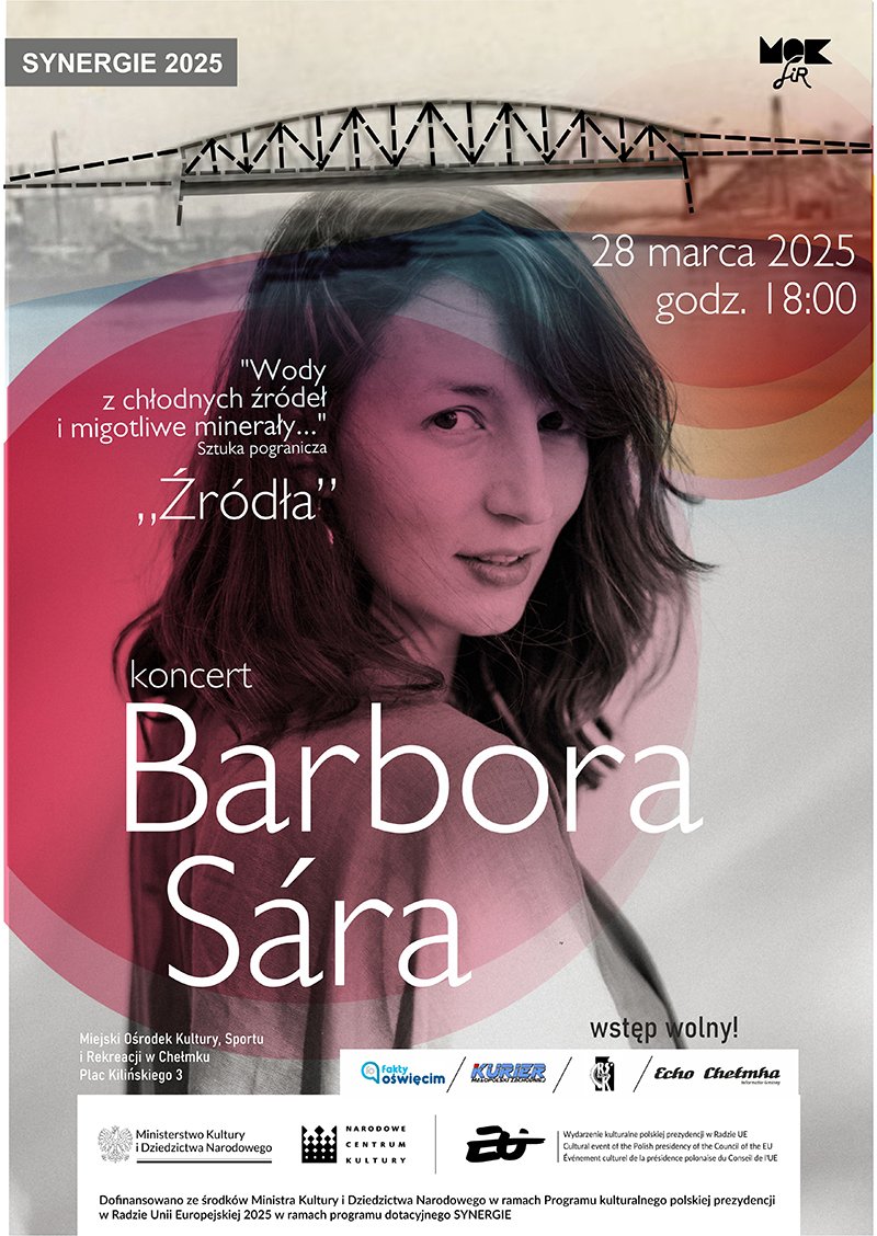 Plakat drugiego koncertu z cyklu „Źródła”.