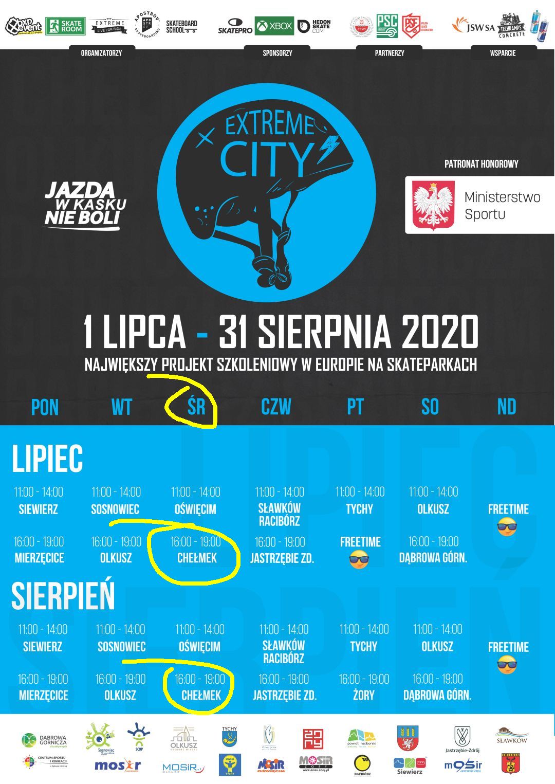 EXTREME CITY PLAKAT 2020