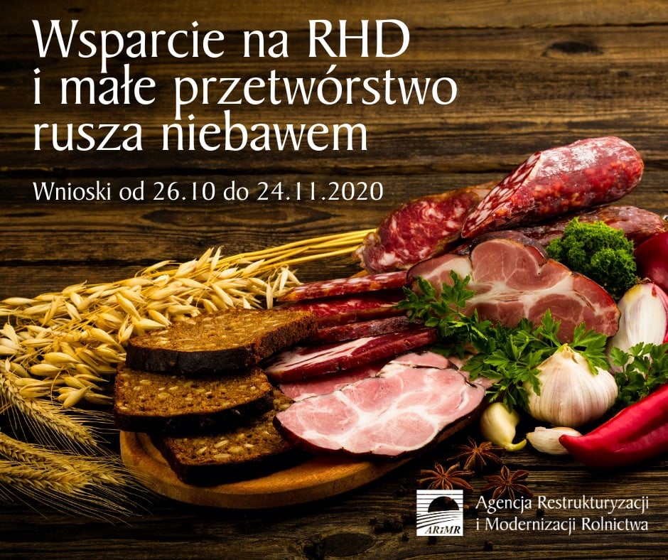 dotacje na male przetworstwo i RHD