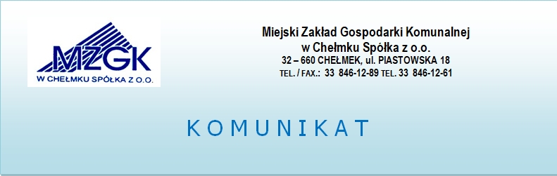 mzgk komunikat
